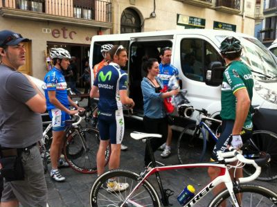 El spot de La Vuelta 2012 ya se rueda en Pamplona