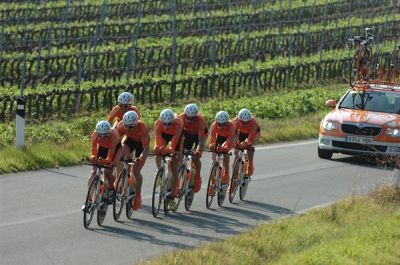 Euskaltel termina el 21 en la crono inicial de la Tirreno Adriático