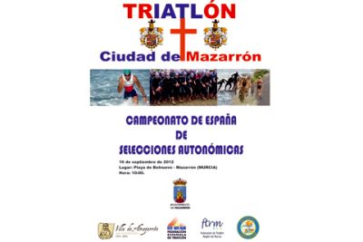 El cto de España de Triatlón por selecciones autonómicas en Mazarrón