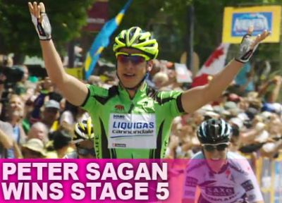 Tour de California: Peter Sagan se hace con la quinta etapa