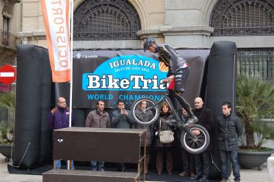 Presentación oficial del Campeonato del Mundo de Biketrial en Igualada