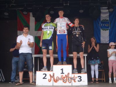 Mikelats Trespalacios (Bikezona) alcanza el podio en Muskiz