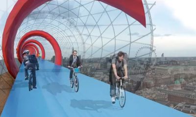Londres propone crear carriles elevados para ciclistas