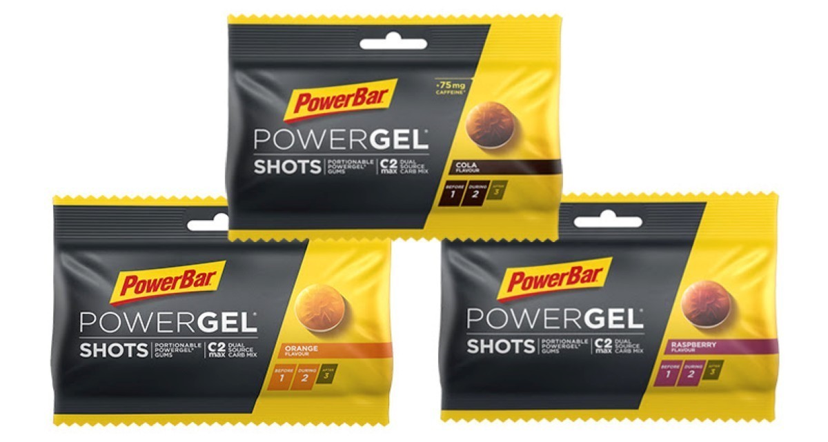 Prueba el nuevo PowerGel Shots con sabor frambuesa