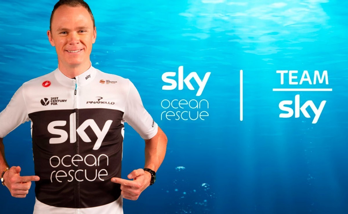 Rescate los océanos: Así es el maillot de Froome para el Tour de Francia