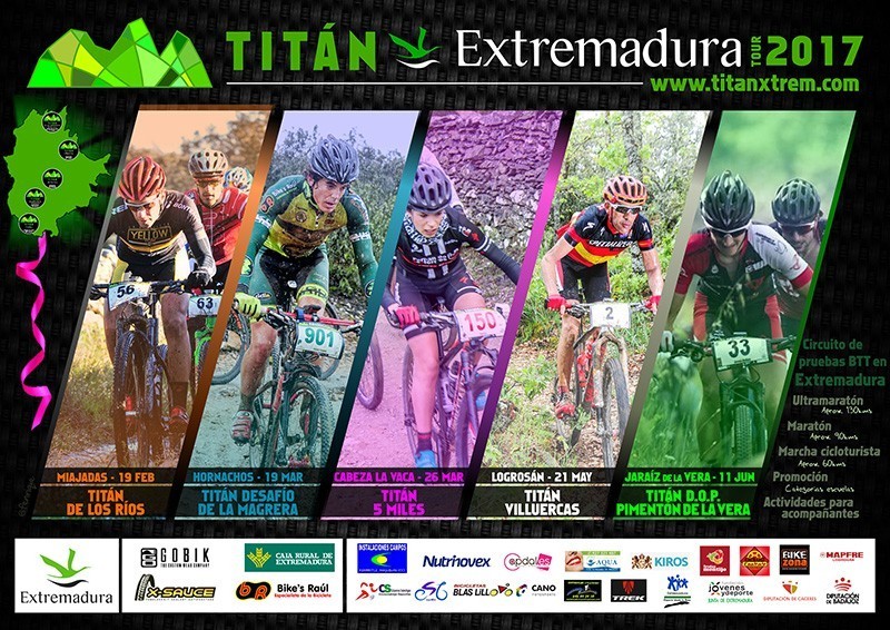 Titan Extremadura Tour presenta su calendario con cinco pruebas