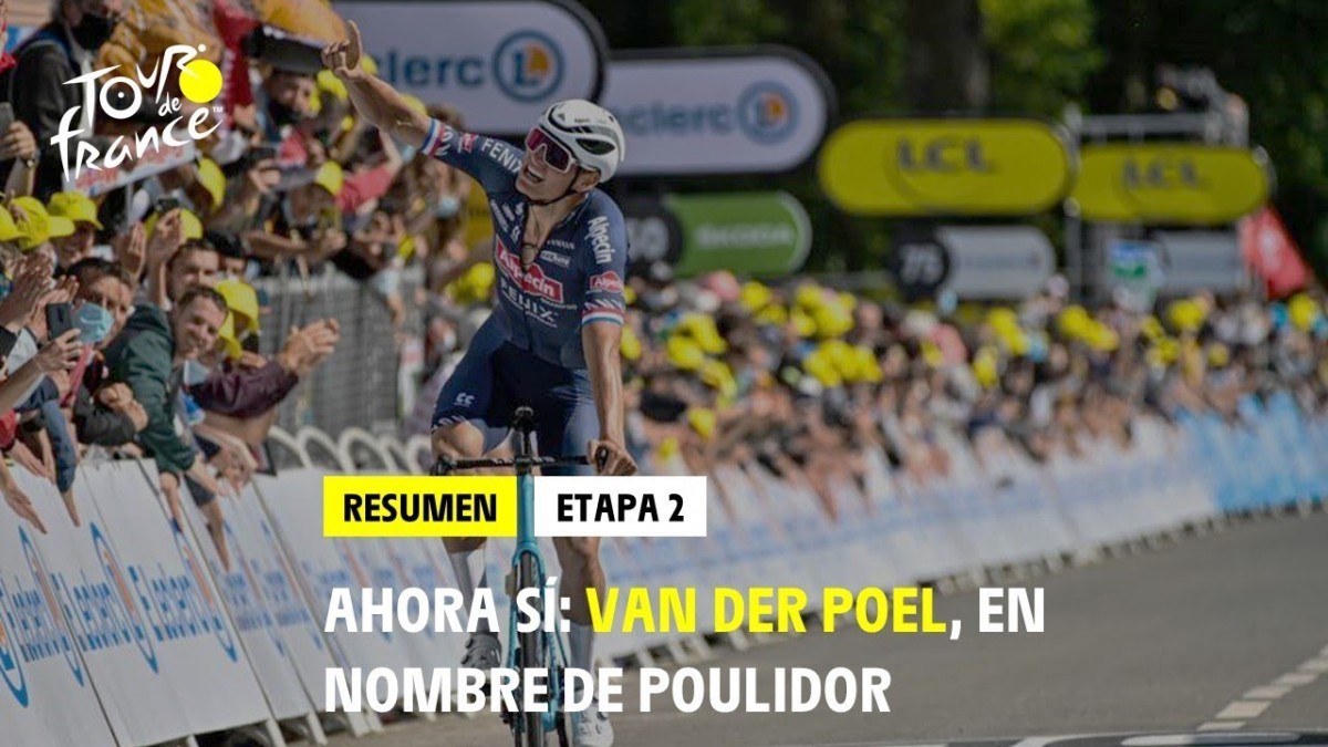 Tour de Francia: Mathieu van der Poel se viste de amarillo
