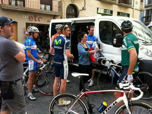 El spot de La Vuelta 2012 ya se rueda en Pamplona
