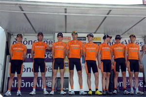 Euskaltel vencedor por equipos en la Dauphine