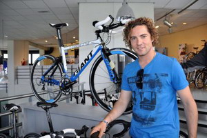 David Bisbal amante de la bicicleta