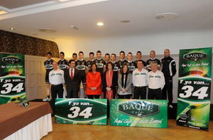 Cafés Baqué presenta su equipo para la temporada 2012