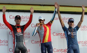 Contador campe&oacute;n de Espa&ntilde;a contra el crono
