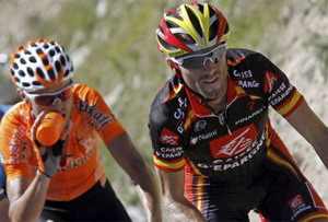 Samuel y Valverde en Burgos, pensando en la Vuelta a Espa&ntilde;a