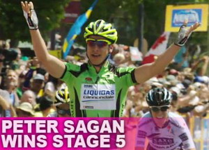 Tour de California: Peter Sagan se hace con la quinta etapa