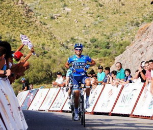 Alberto Contador inaugura su casillero de victorias en el Tour de San Luis