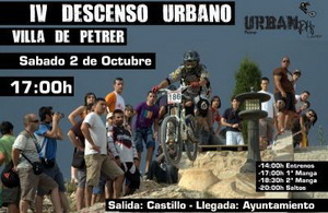 Petrer acogerá la IV Edición del descenso urbano Urban DH Contest