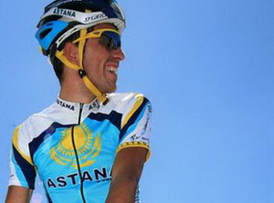 Alberto Contador homenajeado en la Vuelta