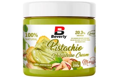 Nueva crema de pistacho Beverly con 20% de proteínas y sabor espectacular