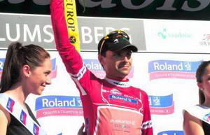 Robert Vrecer consigue para Euskaltel el GP de la montaña en Suiza