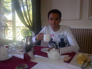 Alberto Contador sube hoy el Tourmalet