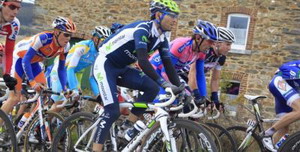 Alejandro Valverde líder del Movistar en el Tour de Suiza