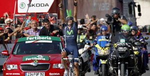 La Vuelta: Pablo Lastras viste de rojo al Movistar Team