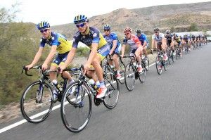 El Saxo Tinkoff de Alberto Contador finaliza su stage en Gran Canaria