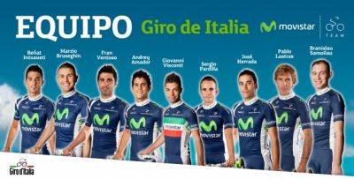 Movistar Team ya tiene nueve para el Giro 