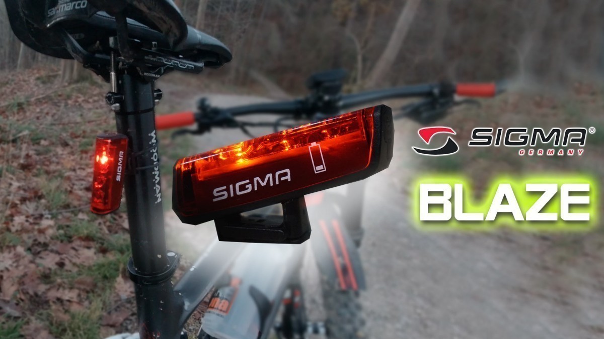 Sigma Blaze, la luz trasera con función de luz de freno deportivo