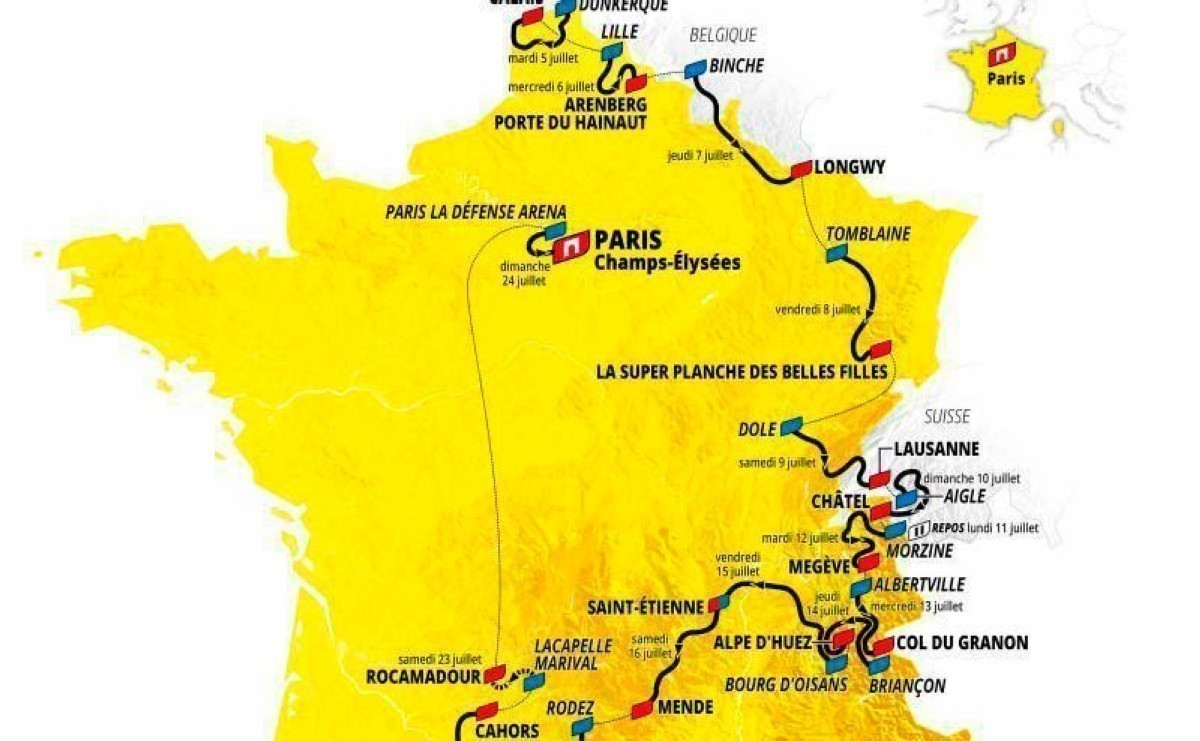 Vídeo: Descubre las etapas del Tour de Francia 2022 que comenzará el próximo viernes