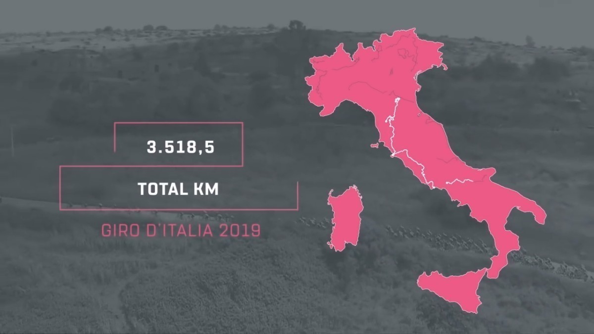 Vídeo Giro de Italia 2019: Así serán las etapas 