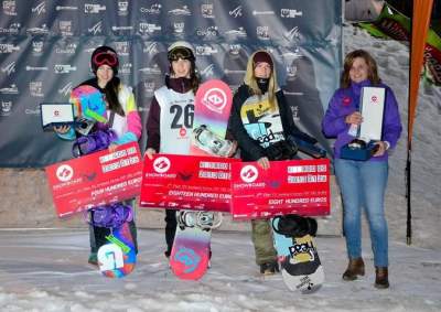Youri Macciotta y Helena García vencen en el Iberic Snowboard de Portugal