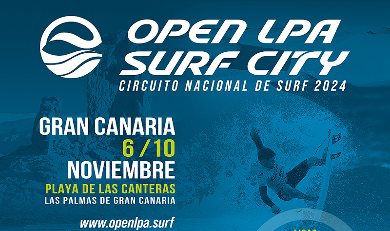 Abiertas inscripciones para el VII Open LPA Surf City 2024