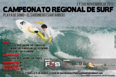 Aplazado el Campeonato Regional de Surf 2013 en Somo