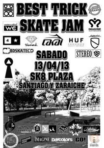Best trick skate jam en la skateplaza de Murcia 2013