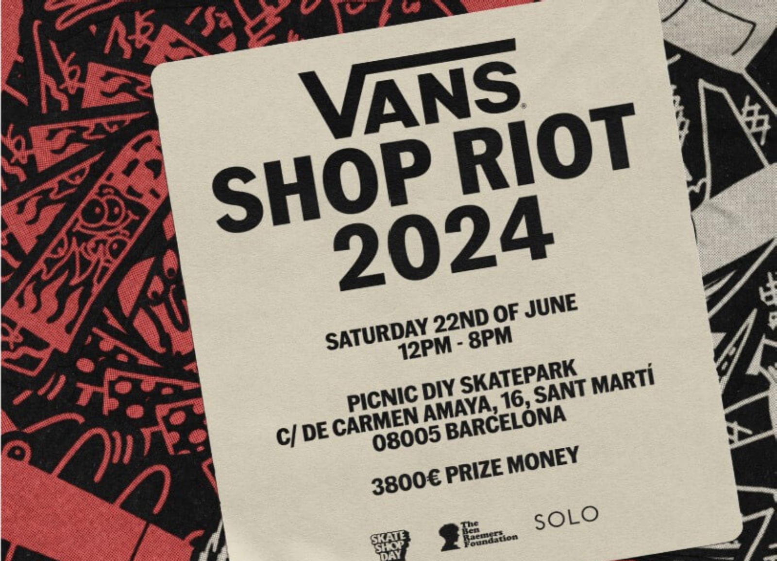 Campeonato de skate Vans Shop Riot 2024