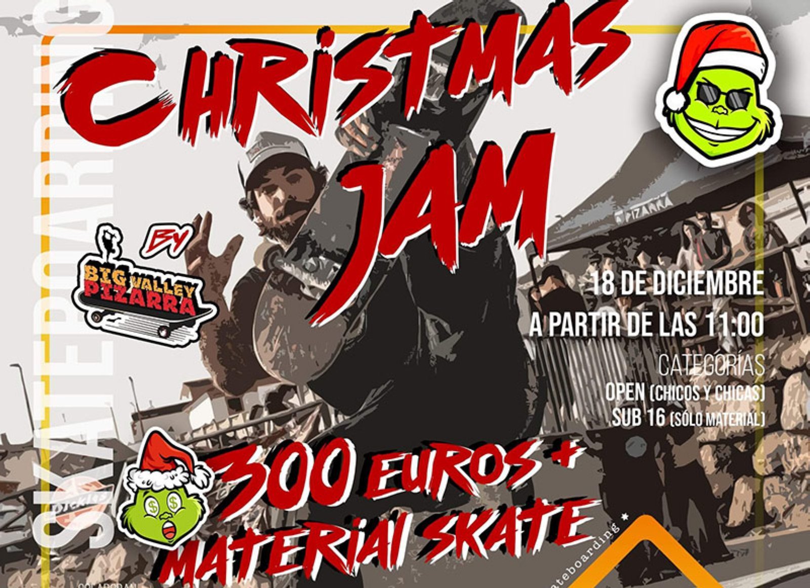 Christmas Jam en el Skatepark de Pizarra (Malaga)