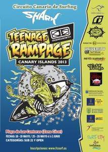 El Teenage Rampage Junior Surfing Series 