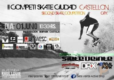 Segunda competición de skate en Castellón