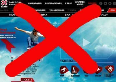 Concentración por la hipocresía de los X-Games en Barcelona