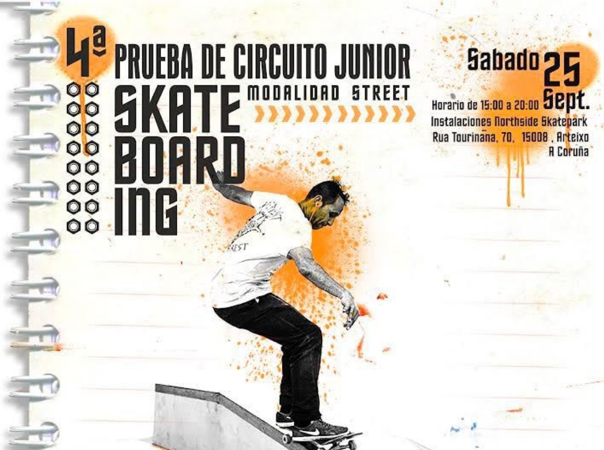 Cuarta prueba del circuito Gallego junior de Skate
