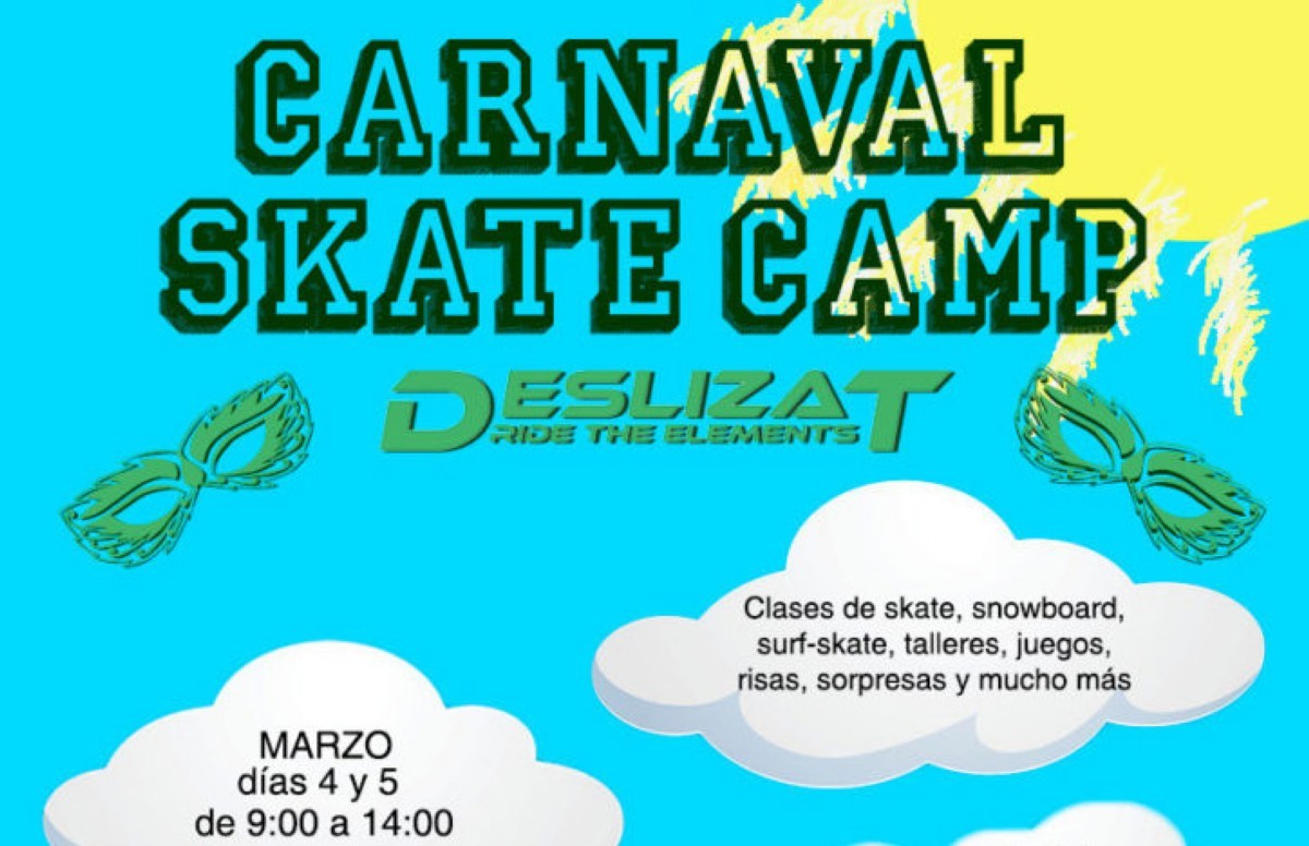 DeslizaT organiza un Skate Camp en Carnaval 