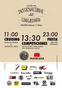 Día internacional del longboard en Madrid