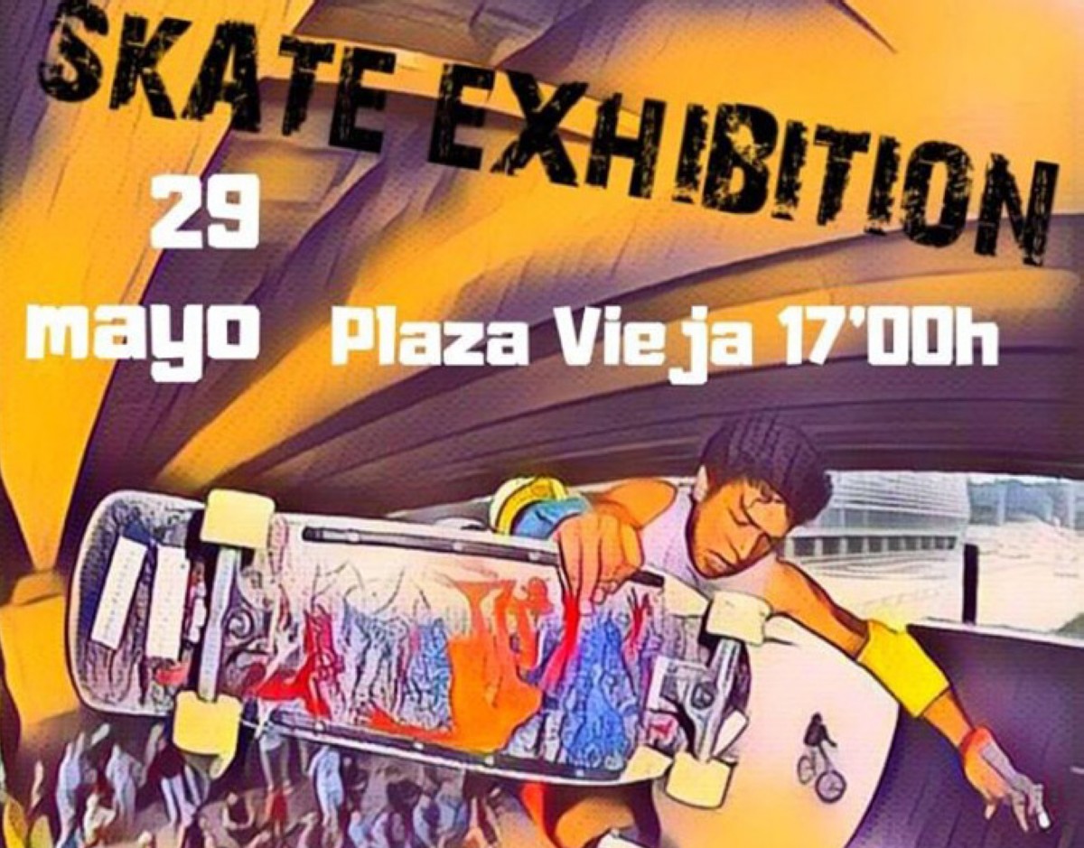 Exhibición de skate en Vallecas