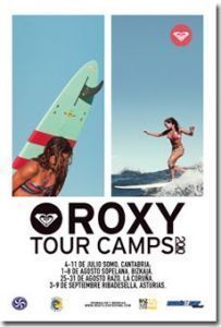 Practica surf con Roxy este verano