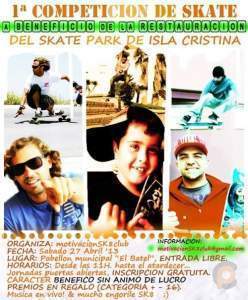 Competición para mejorar el skatepark de Isla Cristina