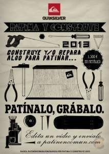 Nueva edición de Quiksilver Patina y Construye 2013