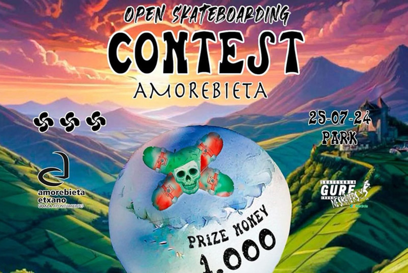 Open Skateboarding contest Amorebieta 2024