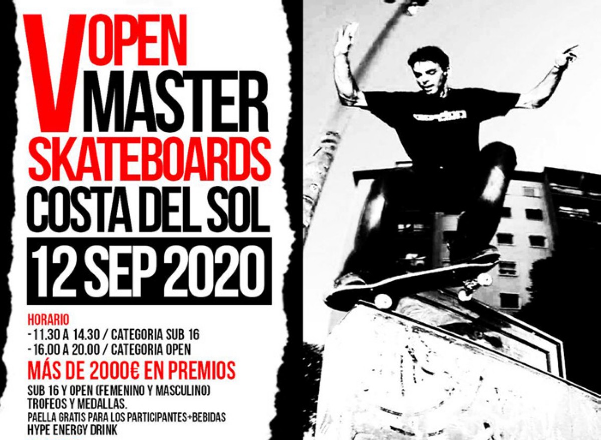 Quinta edición del Open Master Skateboards Costa del Sol 
