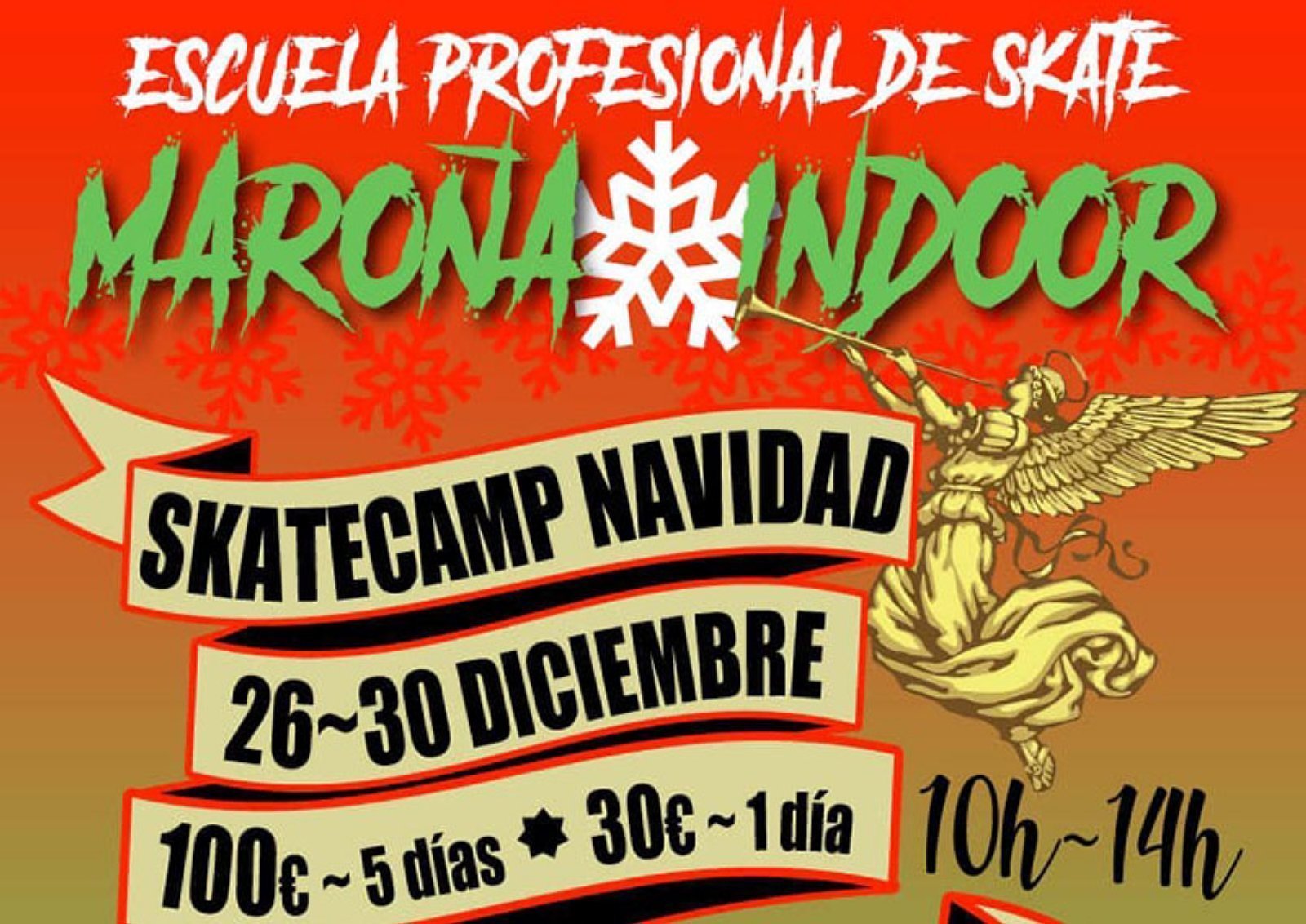 Skatecamp navidad en Maro&#241;a Indoor